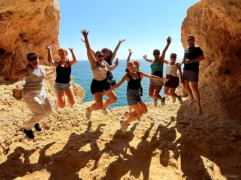 Algar de Benagil viewpoint from above on the Faro full-day tour